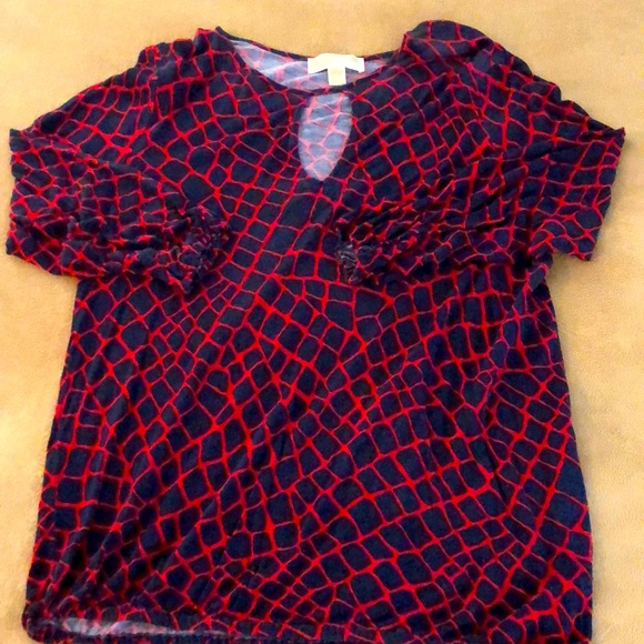 Blue and red top - Picture 1 of 2